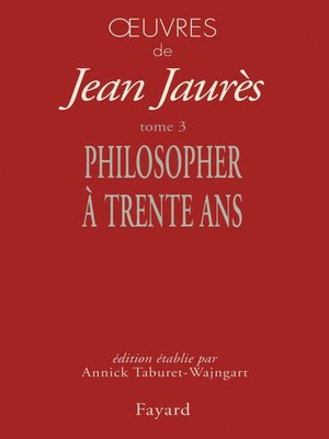 cover image of Oeuvres tome 3